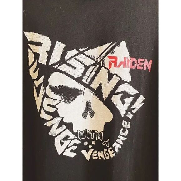 2 for $30 Uniqlo “ Raiden Rising A Little Vengeance” Short Sleeves.T-Shirt Sz XL - Picture 7 of 8